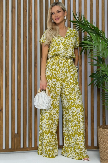 Комбинезон Сезария (зеленое яблоко) К13502-5М