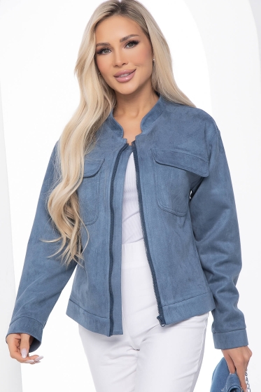 Жакет на молнии Александра (джинс) Б8897
