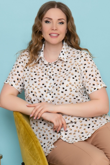 Блуза "Вандервуд" (вайт) Б3411