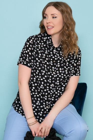 Блуза "Вандервуд" (блэк) Б3412