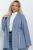 Пальто- пиджак (серо-голубое) П11549 Пальто- пиджак (серо-голубое) П11549