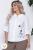 Блуза Лебедушка (белая) Б10745