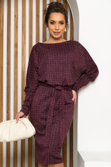 Платье "Панна-Котта" (слива) П4780