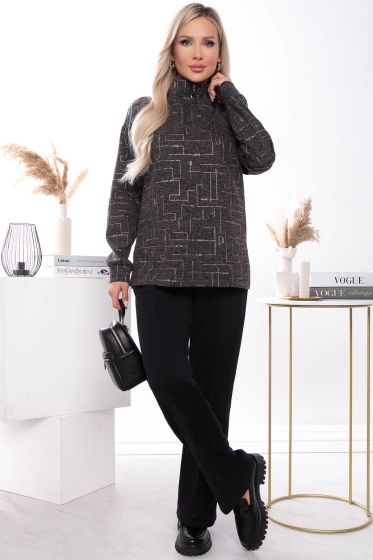 Джемпер "Игра по твоим правилам" (золото) Б7551