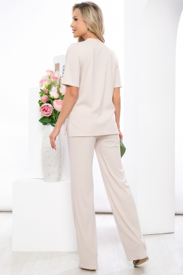 Костюм брючный "Дина" (экрю) К5355