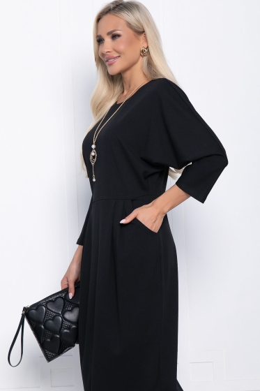 Платье Этерия (черное) П10970