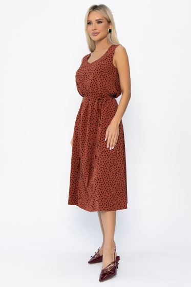 Платье Поцелуй солнца (терракот) П13902-19М