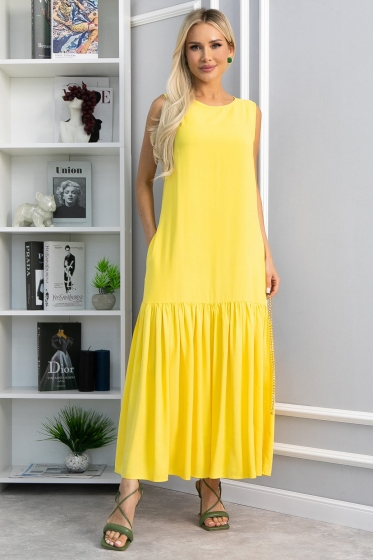 Платье Городской романс (желтое) П13898-21М