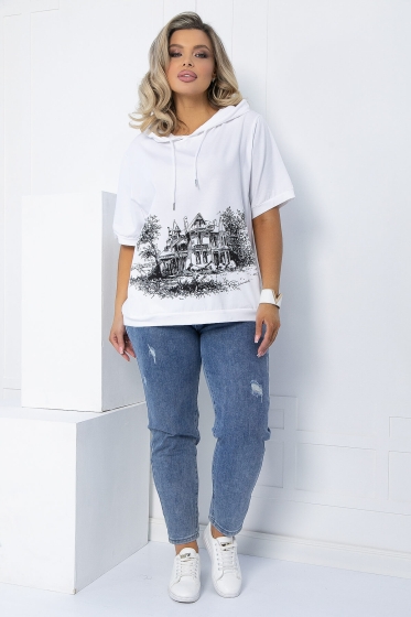 Блуза Мускат (белая) Б12768-20М