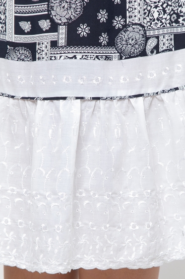 Платье "Иола" (блю энд вайт) П5621