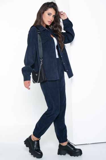 Рубашка "На пульсе моды" (сапфир) Б2670