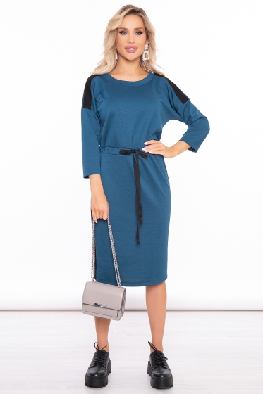 Платье "Дана" (зеленое море) П3051