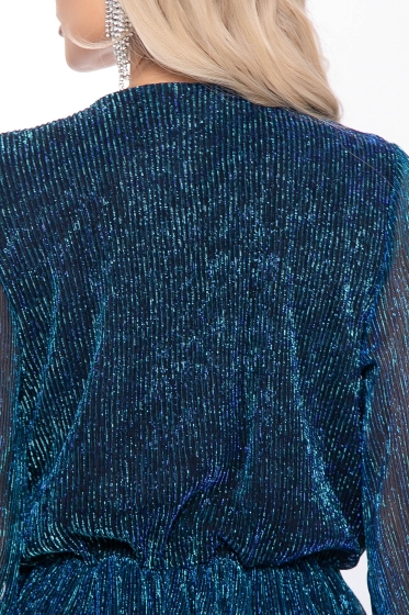 Платье "Млечный путь" (мерцающий синий) П7902