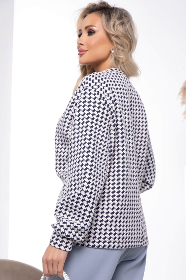 Джемпер "Викки" (блю энд вайт) Б7704