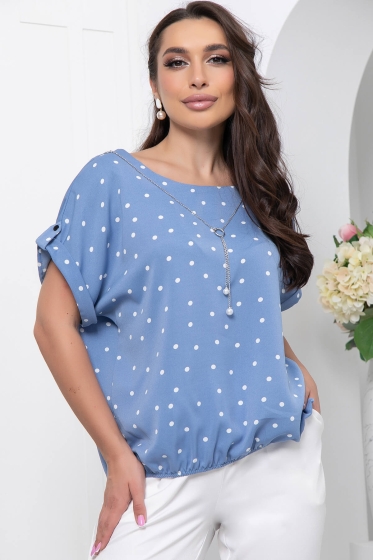 Блуза "Ханна" (блю) Б6079
