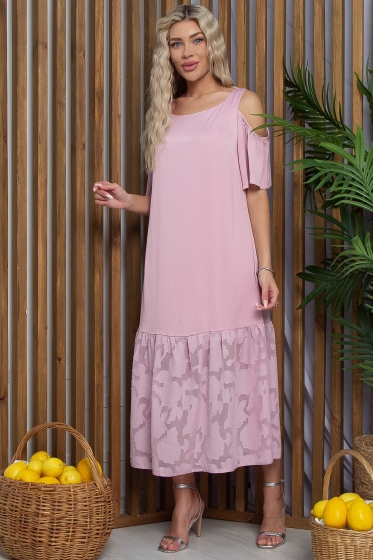 Платье Разбивая сердца (розовое) П13349-7М