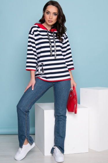 Футболка "Кэтс" (красный капюшон) Б3413