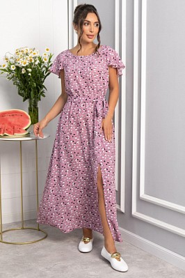 Платье Жара (пыльная роза) П13969-16М