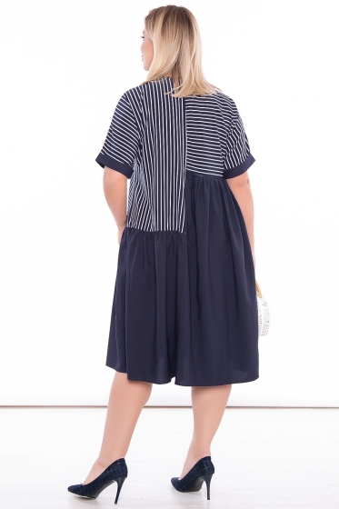 Платье "Милана" (полоска) П3248