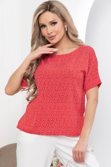 Блуза "Покоряя сердца" (рэд) Б6033