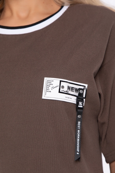 Джемпер "Ника" (коричневый) Б8341