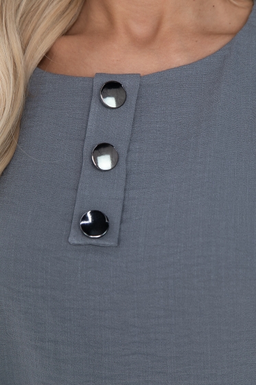 Платье Кайла люкс (серое) П10101