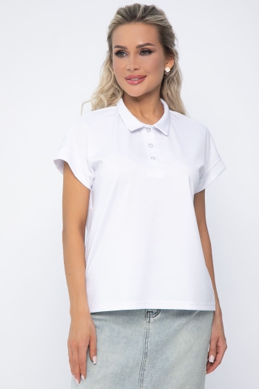 Поло Юлиана НЬЮ (белое) Б13634-10М
