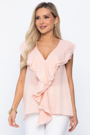 Блуза Поцелуй ветра (персик) Б13893-7М