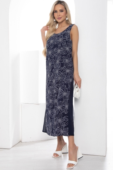 Сарафан "Новый сезон" (темно-синий) П9086