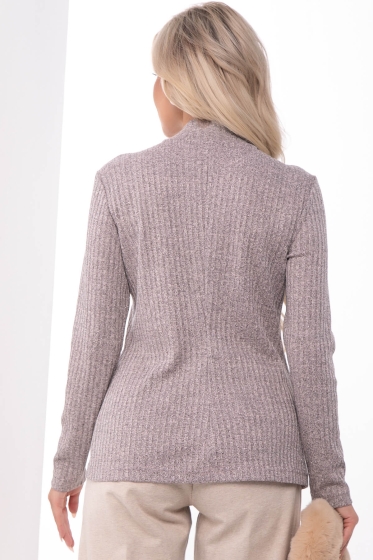 Водолазка базовая (розовый меланж) Б7546