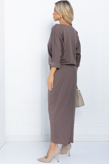 Платье Багира (коричневое) П11700