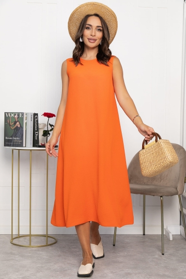 Платье Чародейка (оранжевое) П13973-9М