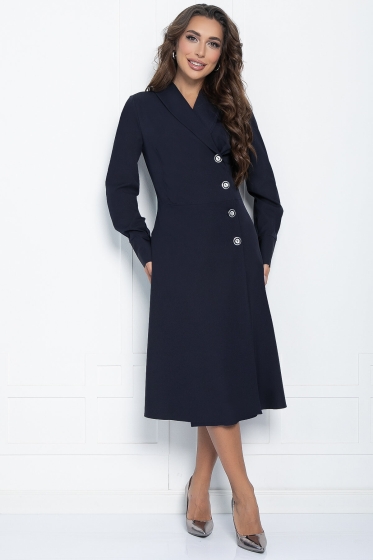 Платье Соломия (синее) П10902