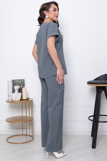 Костюм "Летний бриз" (серо-зеленый) К5738