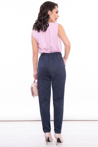 Брюки "Твой день" (темно-синие) Б3138