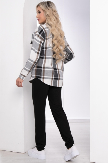 Костюм "Мой выход" (беж/черный) К8412