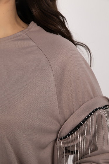 Платье Стелла (пыльная роза) П12705-5