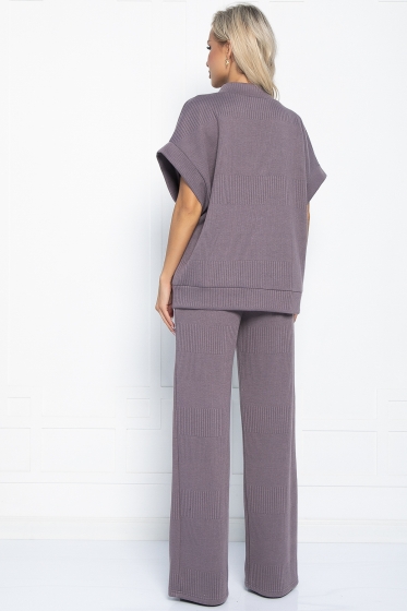 Костюм Уютный шарм (пыльно-фиолетовый) К10865