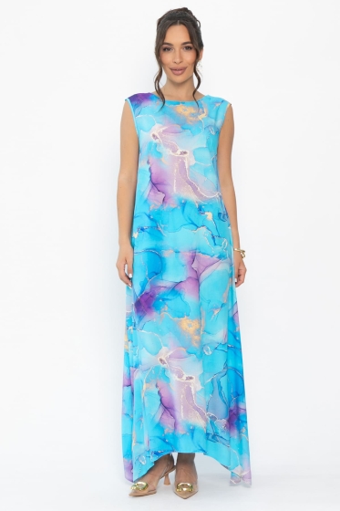 Платье Иниша (голубое) П13923-4М