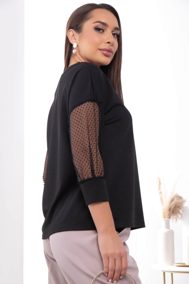Джемпер "Руфина" (блэк) Б7600