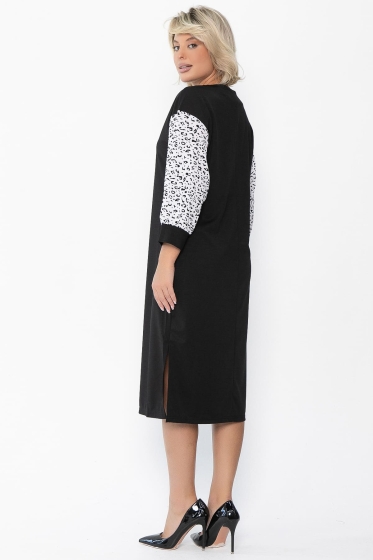 Платье Мисс Элегантность НЬЮ (черно-белое) П12764-18