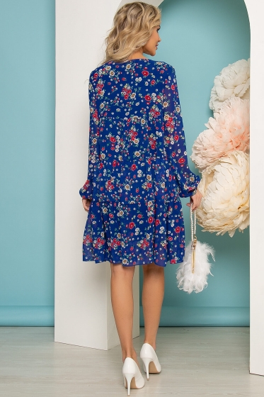 Платье "Милее всех" (цветы) П3558