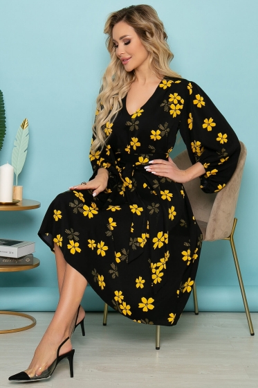 Платье "Нимфа" (блэк) П3423