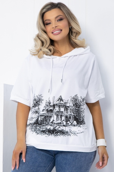 Блуза Мускат (белая) Б12768-20М