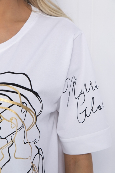 Блуза Деметра (белая) Б12717-20