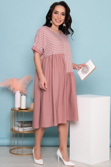 Платье "Милана" (пудра) П3386