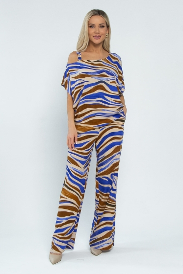 Костюм Асвари (сине-коричневый) К13456-5М