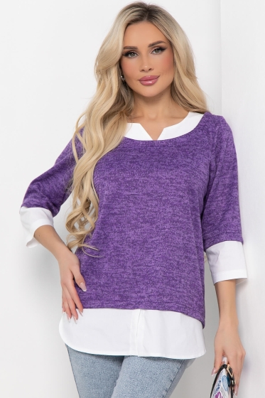 Джемпер "Нежный акцент" (фиолет) Б8507