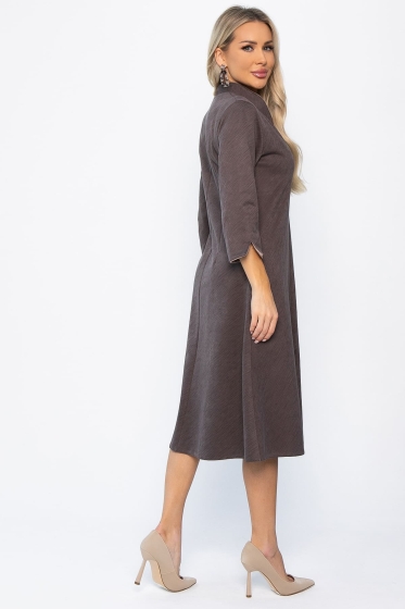 Платье трикотажное Дарьяна НЬЮ (горький шоколад) П14305-18М