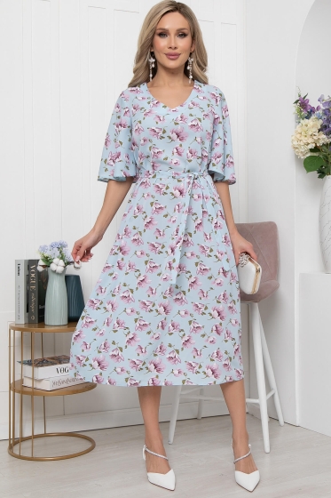 Платье "Натали" (голубое) П5856